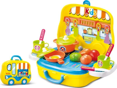 Obrázek produktu pro BUDDY TOYS BGP 2015 Kuchyňka v kufříku, 25 kusů příslušenství, lez uklidit do kufříku, vyrobeno z kvalitního a odolného plastu