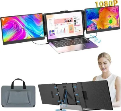 Produktbild von Portables 14 Zoll Laptop-Display 1920x1080 Aufklappbar