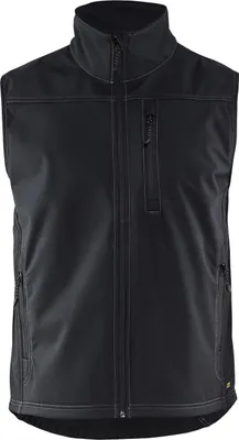 Produktbild von Blakläder Softshell Weste 8170 2515 in diversen Farben, Farbe:schwarz, Größe:XS