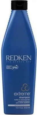 Produktbild von Redken Extreme, Shampoo, Empfindliches Haar, 300 ml, Reparatur, Revitalisierend, Apply to wet hair. Massage into lather. Rinse thoroughly. For best results follow with Extreme..., 1 Stück(e)