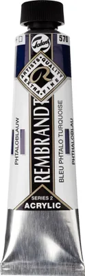Produktbild von Rembrandt Acrylfarbe Tube 40 ml Phthaloblau 570