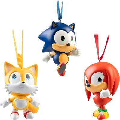 Produktbild von Sonic the Hedgehog Set 3 Weihnachtsschmuck