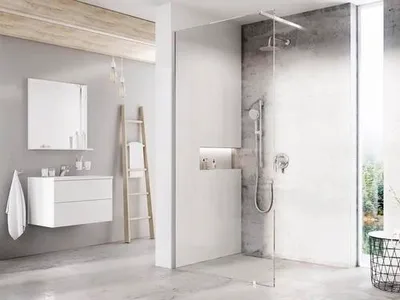 Obrázek produktu pro Walk In RAVAK Walk-In 110 cm barva rámu chrom dekor skla čiré sklo GW9WD0C0SZ1