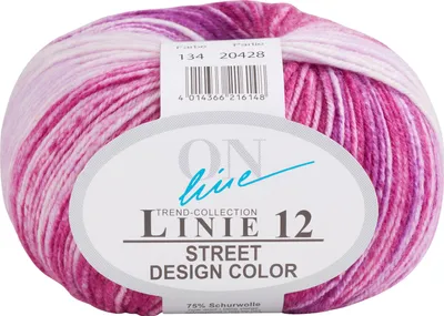 Produktbild von ONline Street Design Color, Linie 12, 50 g, ca. 210 m Farbe 134