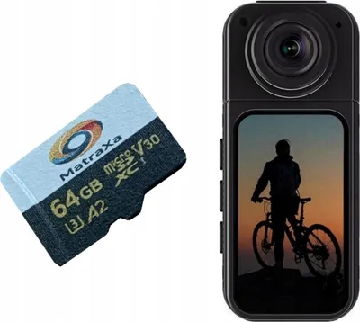 Zdjęcie produktu dla Mini Kamera rejestrator cyfrowy kieszonkowy s70 wifi IPS 2.7K + KARTA 64GB