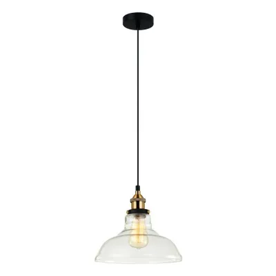 Obrázek produktu pro Industriální závěsná lampa Italux Hubert černá MDM-2381/1