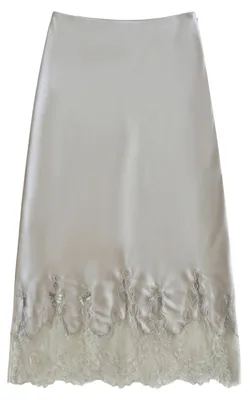 Produktbild von Roberta Rossi Midi-Rock aus Polyester mit Spitzendetail Taupe SM VS 113-Taupe-SM