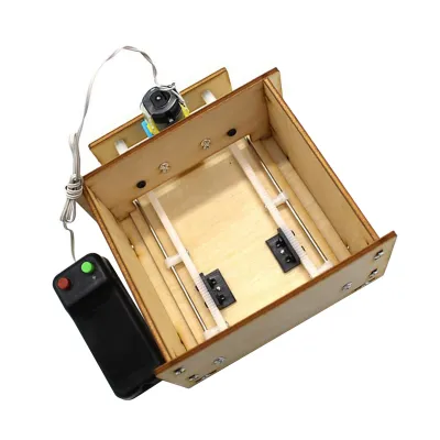 Obrázek produktu pro DIY dřevěná stavebnice, 3D puzzle, DIY výtahová vrata, model garáže, DIY dřevěná garážová hračka