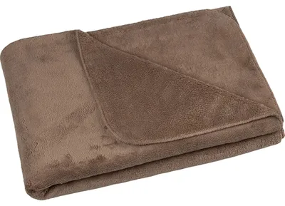 Immagine prodotto di Microcoperta per bambini 75x100 cm color caffè