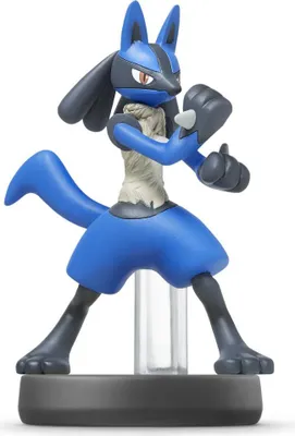 Immagine prodotto di Nintendo amiibo Lucario - Super Smash Bros Edition, con licenza ufficiale e compatibile con Switch, 3DS e Wii U per funzioni esclusive