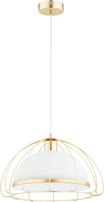 Zdjęcie produktu dla Lampa wisząca NERSY złota 1xE27x15W metal wym:85x40x40cm IP20 Alfa