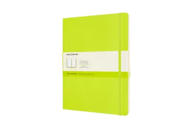 Produktbild von Moleskine Notizbuch XL, unliniert, mit flexiblem Einband, Limettengrün