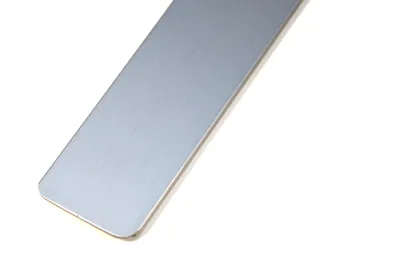 Produktbild von IHC 38mm 600mm Endleiste Winkelleiste Seiteleiste Arbeitsplatte Küche Inox Leiste ohne Löcher links