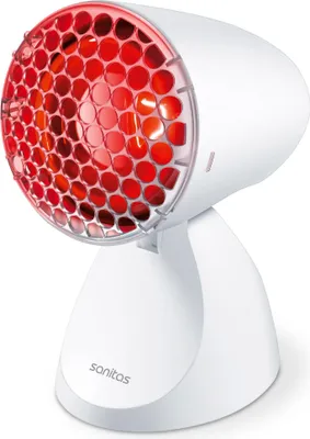 Produktbild von sanitas SIL 06 Infrarotlampe Leuchte Schutzbrille Schutzgitter Dauerstufe 100W