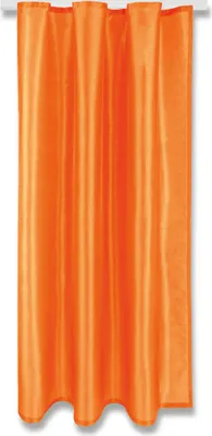 Produktbild von Gardine Alessia blickdicht mit Kräuselband, Maße: 140x145cm, Farbe: Orange