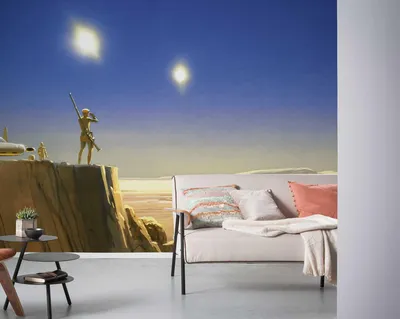 Produktbild von Komar Vlies Fototapete "Star Wars Classic RMQ Mos Eisley Edge" - Größe: 500 x 250 cm (Breite x Höhe), 10 Bahnen