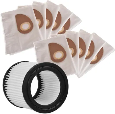Produktbild von Waschbarer Filter und Staubbeutel für NILFISK Buddy II 12 18 Staubsauger (10 Staubbeutel + 1 Filter)