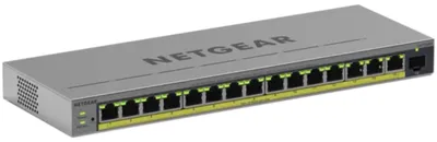 Obrázok produktu pre NETGEAR GS116EPP, Riadený, L2/L3, Gigabit Ethernet (10/100/1000), Podpora napájania cez Ethernet (PoE)