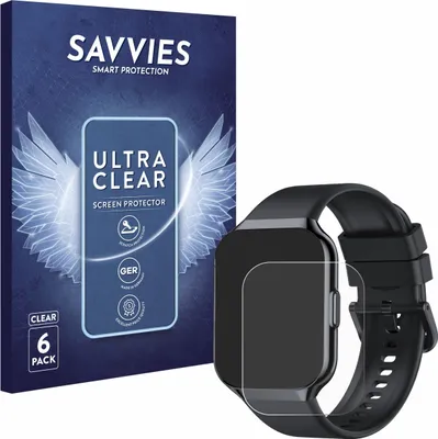 Produktbild von 6x Für CASCHO P98 1.96" Schutzfolie Savvies Displayschutz Display Schutz Folie Klar Transparent