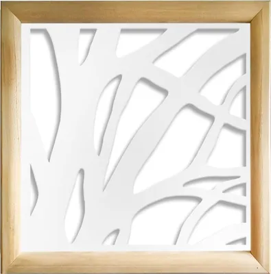 Immagine prodotto di ALBERI - Moduli Decorativi in Legno e PVC 98x98 cm bianco