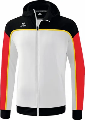 Produktbild von Erima Change By Erima Trainingsjacke mit Kapuze Weiß/Schwarz/Rot Junior - 164