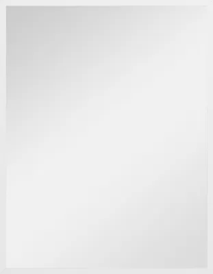 Produktbild von HOMCOM Rechteckiger Spiegel, Badezimmerspiegel, 70 x 90 cm, dekorativer Wandspiegel für Wohnzimmer, Eingangsbereich, Flur, horizontal oder vertikal, weiß