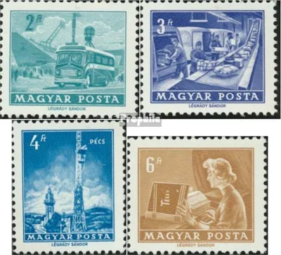 Produktbild von Briefmarken Ungarn 1973 Mi 2834A-2837A (kompl.Ausg.) postfrisch Verkehrsmittel