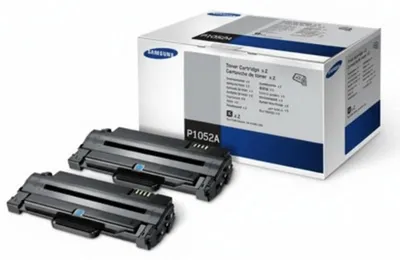 Zdjęcie produktu dla Samsung Zestaw 2 wkładów z czarnym tonerem o wysokiej wydajności MLT-P1052A, 5000 stron(y), Czarny, 2 szt.