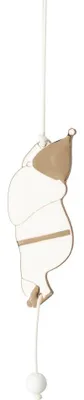Produktbild von Räder Anhänger Santa ist unterwegs L.10cm B.2,5cm