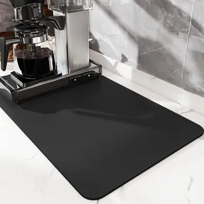 Imagen del producto de Alfombrilla absorbente de diatomeas, 50 x 40 cm, ideal para la cocina