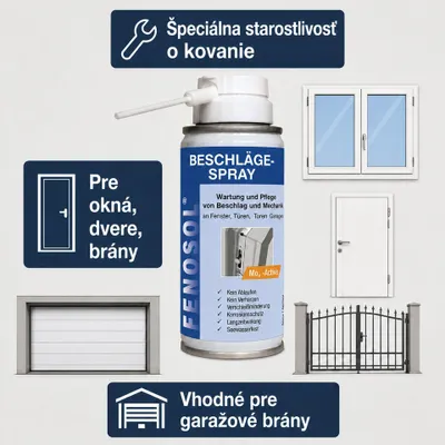 Obrázok produktu pre Mazivo na kovania, Sprej na kovania, 100ml, Ochrana kovania