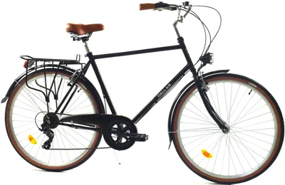 Zdjęcie produktu dla Rower Dallas Holland City 28" 7spd Męski - czarny z brązem