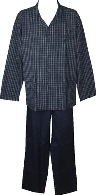 Immagine prodotto di Pigiama uomo cotone manica lunga aperto con bottoni RAGNO articolo N20702, 8-OTTAVA (EU XXXL - F 7 - USA XXL - GB 42), Cotone 100%