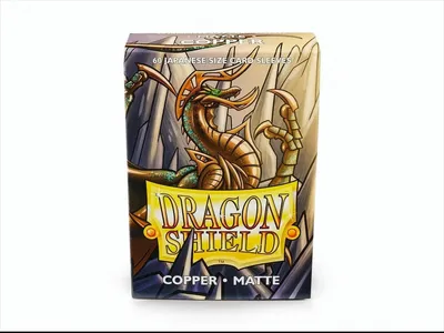 Produktbild von Dragon Shield Small Sleeves - Matte Copper (60 Sleeves)