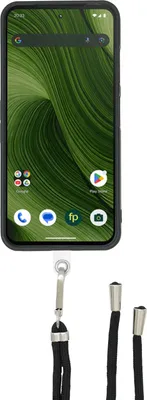 Productafbeelding van caseroxx TPU-hoes, compatibel met Fairphone Gen 6 / Gen 6+, met band om over de schouder te dragen, in zwart, gemaakt van TPU