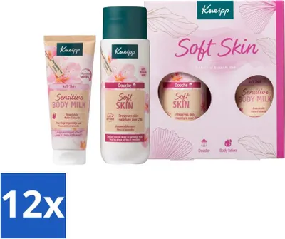 Produktbild von Kneipp - Sanfte Hautmomente Geschenkset - Duschgel - Vorteilspack - 12 Stücke