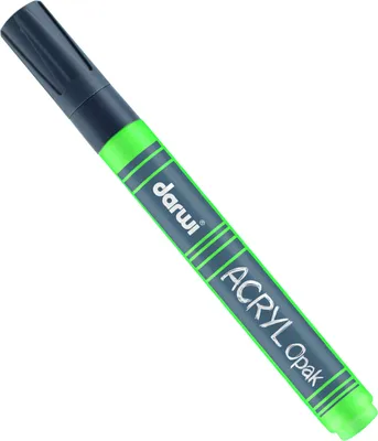 Produktbild von DARWI Acryl opak 3mm 6ML grünperma