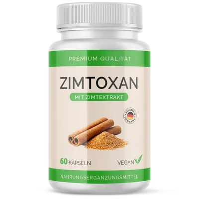 Produktbild von Zimtoxan Kapseln | für dein Wohlbefinden | durchdachte Zusammensetzung | Inhalt 1x 60 Kapseln