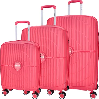 Produktbild von TheTrueC 4-Rad Trolley 3er Set Valencia coral red