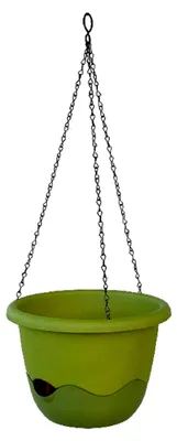 Produktbild von Blumenampel Mareta, 25 cm Durchmesser, hellgrün/dunkelgrün