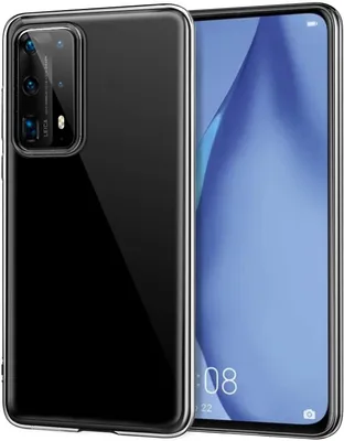 Zdjęcie produktu dla Etui na telefon komórkowy Huawei P40 Pro silikonowe przezroczyste