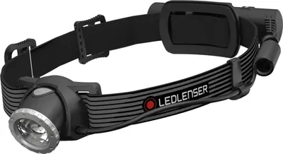 Image de Lampe frontale Ledlenser H8R SE noire, 700 lumens, portée lumineuse de 170 m, autonomie de 70 heures, IP54, rechargeable
