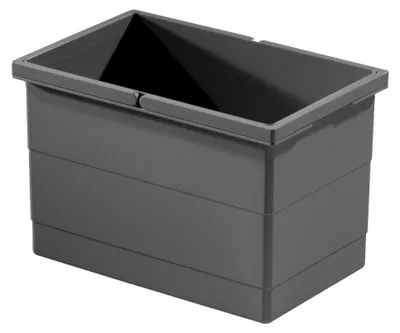 Produktbild von Hailo Inneneimer 1136309 dunkelgrau 350 x 226 x 220 mm 2 Henkel