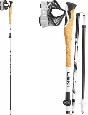 Produktbild von Leki Cross Trail FX Superlite White/Bright Red/Black 110 - 130 cm
