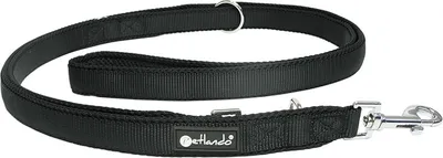 Produktbild von Petlando Führleine Mesh verstellbar 2,3 m schwarz Hundeleine Leine Hund Größe L