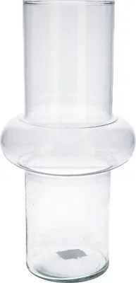 Produktbild von INNA-GLAS Blumenvase aus Glas ELSABEA, recycelt, klar, 31cm, Ø15,1cm - Glasvase