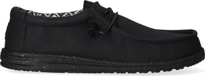 Produktbild von HEYDUDE Wally Canvas Herren Halbschuhe Black/Black Größe 46