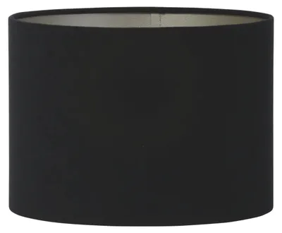 Produktbild von Light & Living - Lampenschirm VELOURS - Ø25x18cm - Schwarz