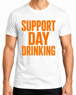 Imagen del producto de Camiseta para hombres, color blanco, talla 3XL, con el texto: "Fiesta para beber durante el día", "Saufen" (término alemán para beber alcohol), "Cerveza", "Divertido", "Regalo", "Alcohol"
