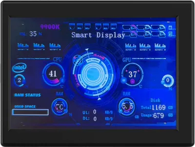 Zdjęcie produktu dla 3.5-calowy monitor IPS Wyświetlacz Komputery Monitorowanie CPU GPU Monitorowanie subekranu Obudowa ABS Obsługa edycji motywów DIY Bezpłatna aktualizacja oprogramowania